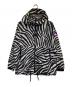 THE NORTHFACE PURPLELABEL（ザ・ノースフェイス パープルレーベル）の古着「PERTEX Zebra Print Mountain Wind Parka（パーテックス ゼブラ プリント マウンテン ウィンド パーカ）」｜ブラック×ホワイト