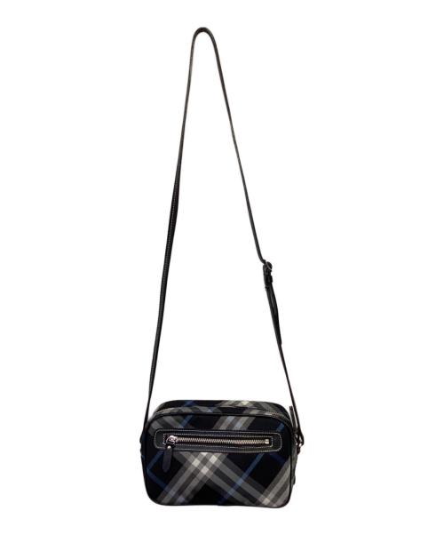 BURBERRY BLUE LABEL（バーバリー ブルー レーベル）BURBERRY BLUE LABEL (バーバリー ブルー レーベル) ショルダーバッグ ブラック×ブルーの古着・服飾アイテム