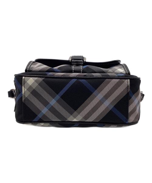 BURBERRY BLUE LABEL（バーバリー ブルー レーベル）BURBERRY BLUE LABEL (バーバリー ブルー レーベル) ショルダーバッグ ブラック×ブルーの古着・服飾アイテム