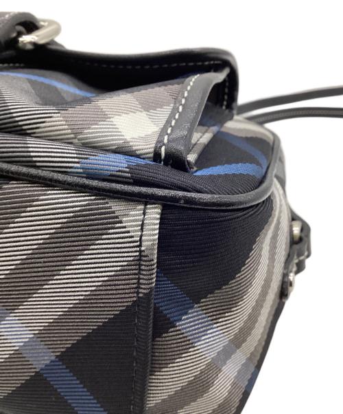 BURBERRY BLUE LABEL（バーバリー ブルー レーベル）BURBERRY BLUE LABEL (バーバリー ブルー レーベル) ショルダーバッグ ブラック×ブルーの古着・服飾アイテム