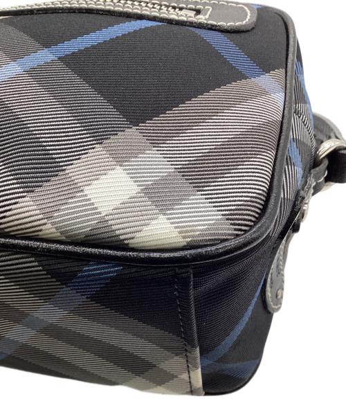 BURBERRY BLUE LABEL（バーバリー ブルー レーベル）BURBERRY BLUE LABEL (バーバリー ブルー レーベル) ショルダーバッグ ブラック×ブルーの古着・服飾アイテム