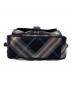 中古・古着 BURBERRY BLUE LABEL (バーバリー ブルー レーベル) ショルダーバッグ ブラック×ブルー：18000円