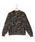 A BATHING APE (アベイシングエイプ) カモフラ柄 ダメージ加工スウェット グレー サイズ:XL：12000円