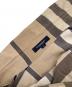 中古・古着 BURBERRY LONDON (バーバリーロンドン) 半袖シャツ ベージュ×ネイビー サイズ:40：10000円