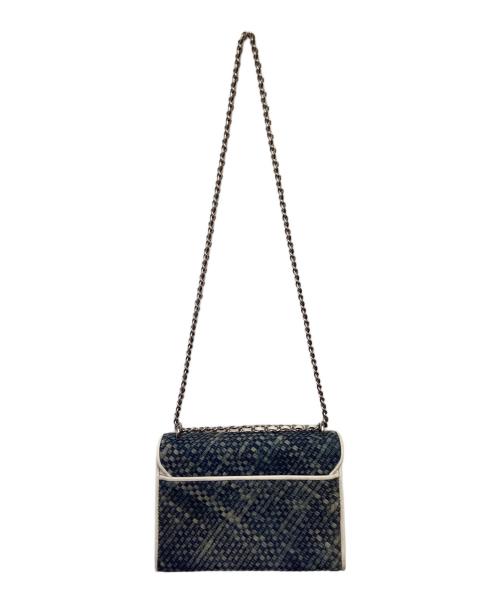 MICHAEL KORS（マイケルコース）MICHAEL KORS (マイケルコース) チェーンショルダーバッグ ブルーの古着・服飾アイテム