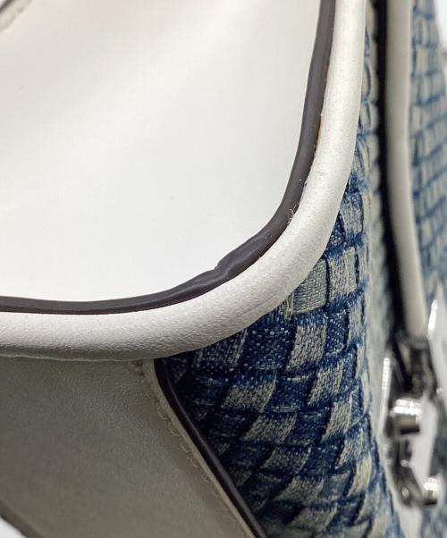 MICHAEL KORS（マイケルコース）MICHAEL KORS (マイケルコース) チェーンショルダーバッグ ブルーの古着・服飾アイテム