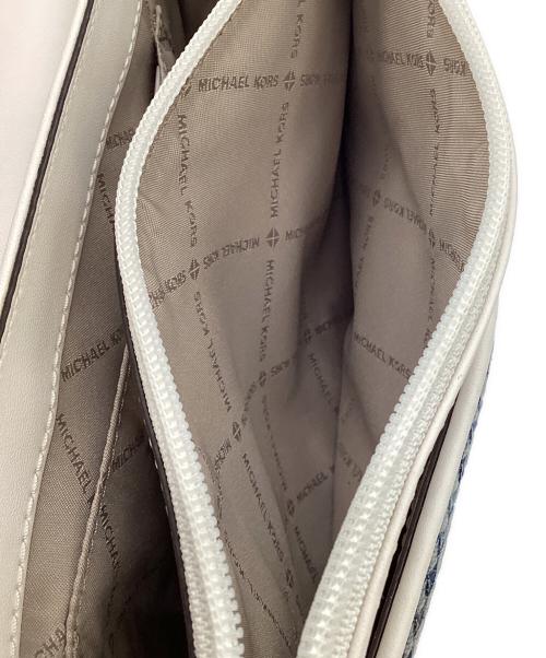 MICHAEL KORS（マイケルコース）MICHAEL KORS (マイケルコース) チェーンショルダーバッグ ブルーの古着・服飾アイテム