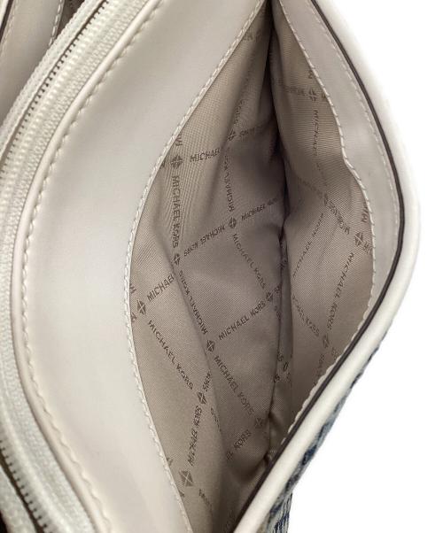 MICHAEL KORS（マイケルコース）MICHAEL KORS (マイケルコース) チェーンショルダーバッグ ブルーの古着・服飾アイテム