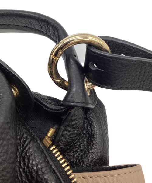 FURLA（フルラ）FURLA (フルラ) 2WAYバッグ ブラック×ベージュの古着・服飾アイテム