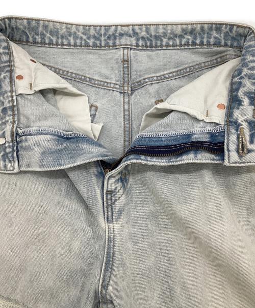 Whim Gazette（ウィムガゼット）Whim Gazette (ウィムガゼット) ダメージデニムパンツ インディゴ サイズ:36の古着・服飾アイテム