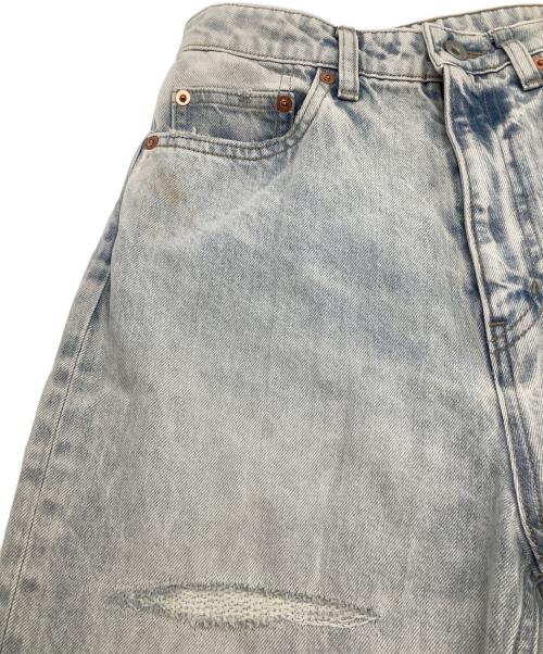 Whim Gazette（ウィムガゼット）Whim Gazette (ウィムガゼット) ダメージデニムパンツ インディゴ サイズ:36の古着・服飾アイテム