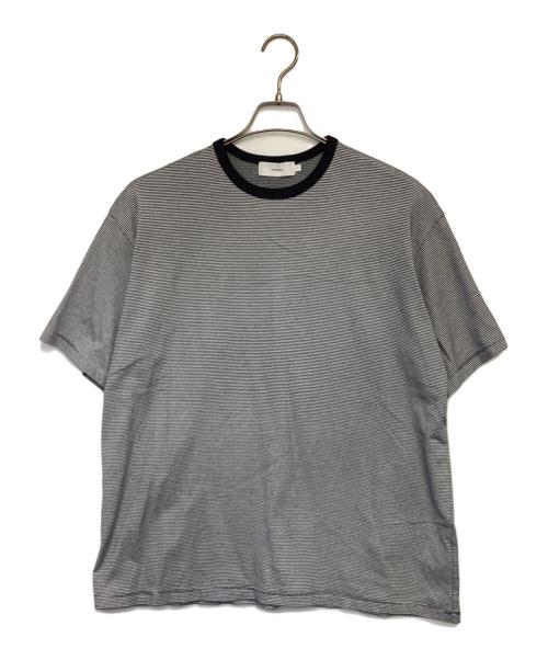 Graphpaper（グラフペーパー）Graphpaper (グラフペーパー) Narrow Border S/S Tee（ナロー ボーダー ショートスリーブ Tシャツ） ブラック×ホワイト サイズ:1の古着・服飾アイテム