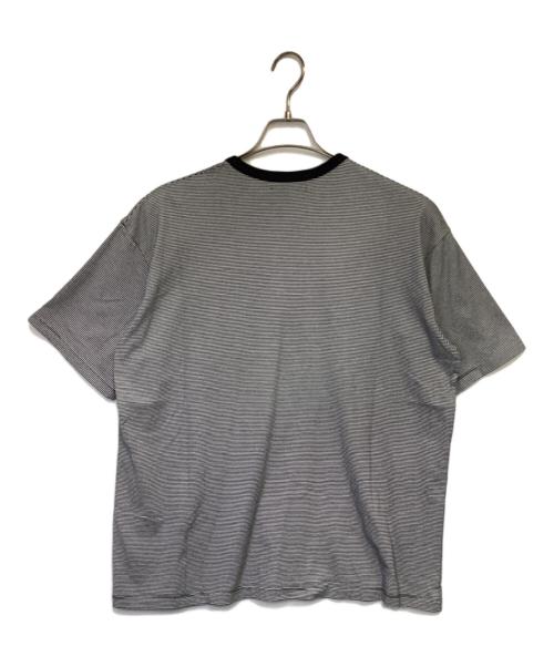 Graphpaper（グラフペーパー）Graphpaper (グラフペーパー) Narrow Border S/S Tee（ナロー ボーダー ショートスリーブ Tシャツ） ブラック×ホワイト サイズ:1の古着・服飾アイテム