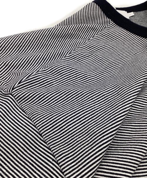 Graphpaper（グラフペーパー）Graphpaper (グラフペーパー) Narrow Border S/S Tee（ナロー ボーダー ショートスリーブ Tシャツ） ブラック×ホワイト サイズ:1の古着・服飾アイテム