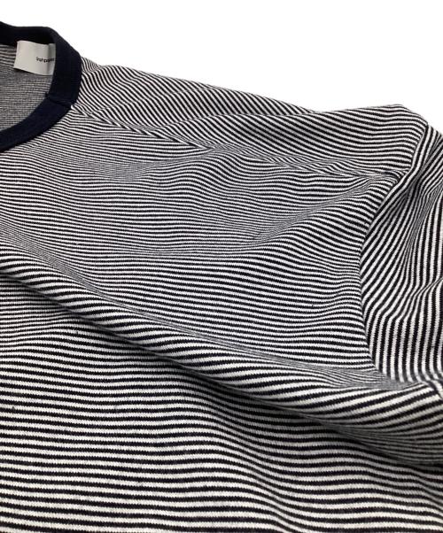 Graphpaper（グラフペーパー）Graphpaper (グラフペーパー) Narrow Border S/S Tee（ナロー ボーダー ショートスリーブ Tシャツ） ブラック×ホワイト サイズ:1の古着・服飾アイテム