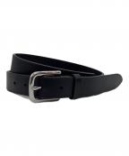 BEORMAベオーマ）の古着「28mm UNLINED BELT（アンラインド ベルト）」｜ブラック