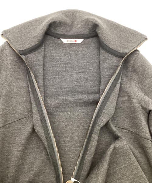 BACCA（バッカ）BACCA (バッカ) ウールジャージ ワンピース グレー サイズ:36の古着・服飾アイテム