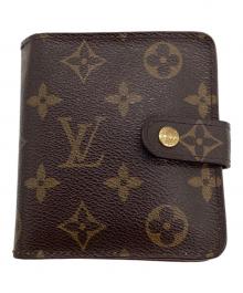 LOUIS VUITTON（ルイ ヴィトン）の古着「モノグラム コンパクト ジップ 2つ折り財布」