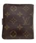 LOUIS VUITTON (ルイ ヴィトン) モノグラム コンパクト ジップ 2つ折り財布：10000円