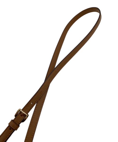 MICHAEL KORS（マイケルコース）MICHAEL KORS (マイケルコース) Kimberly Small Bucket Bag（キンバリー スモール バケット バッグ） ホワイト×ブラウンの古着・服飾アイテム
