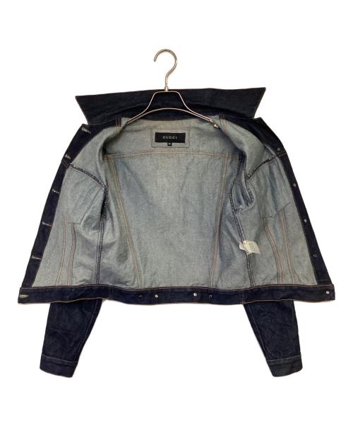 GUCCI（グッチ）GUCCI (グッチ) デニムジャケット インディゴ サイズ:40の古着・服飾アイテム