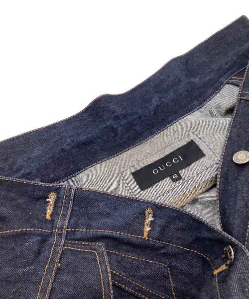 GUCCI（グッチ）GUCCI (グッチ) デニムジャケット インディゴ サイズ:40の古着・服飾アイテム