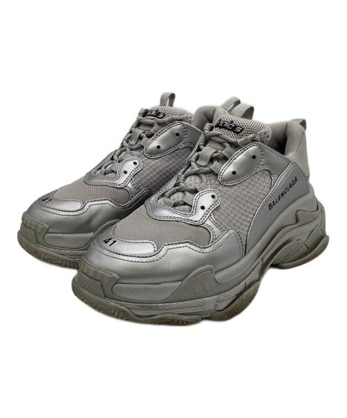 BALENCIAGA（バレンシアガ）BALENCIAGA (バレンシアガ) TRIPLE S スニーカー グレー サイズ:27cmの古着・服飾アイテム