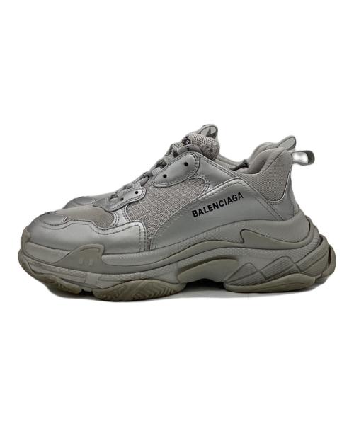 BALENCIAGA（バレンシアガ）BALENCIAGA (バレンシアガ) TRIPLE S スニーカー グレー サイズ:27cmの古着・服飾アイテム