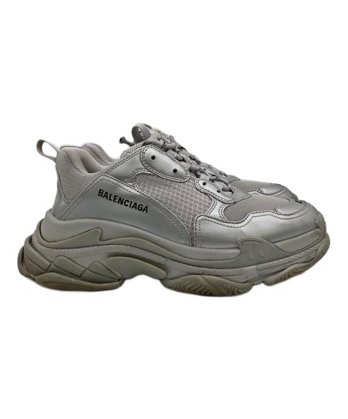 BALENCIAGA（バレンシアガ）BALENCIAGA (バレンシアガ) TRIPLE S スニーカー グレー サイズ:27cmの古着・服飾アイテム
