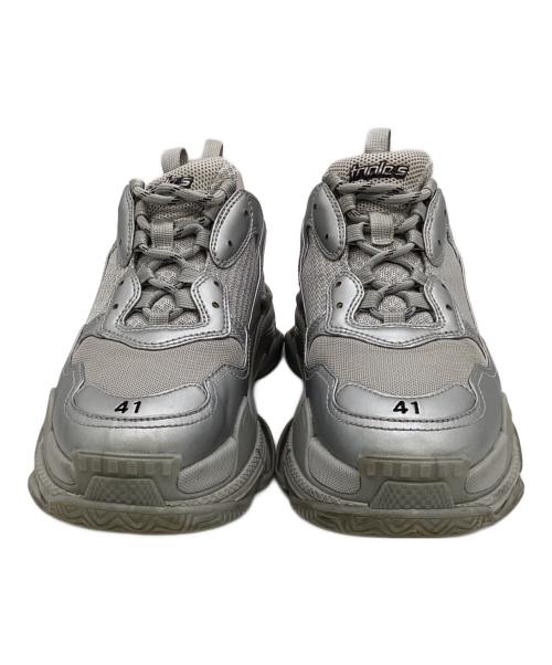 BALENCIAGA（バレンシアガ）BALENCIAGA (バレンシアガ) TRIPLE S スニーカー グレー サイズ:27cmの古着・服飾アイテム
