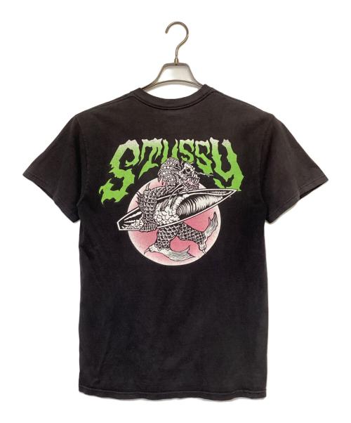 stussy（ステューシー）stussy (ステューシー) 半魚人 Tシャツ ブラック サイズ:Mの古着・服飾アイテム