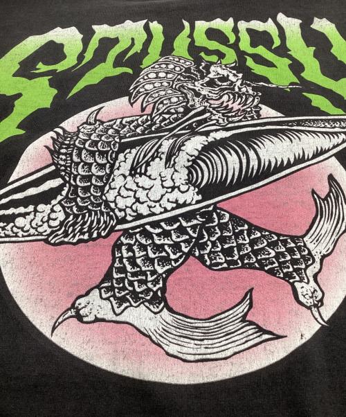 stussy（ステューシー）stussy (ステューシー) 半魚人 Tシャツ ブラック サイズ:Mの古着・服飾アイテム