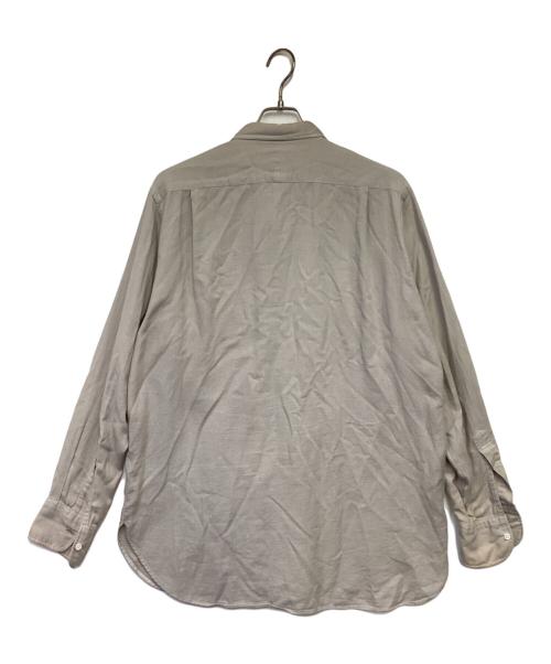 HERILL（ヘリル）HERILL (ヘリル) コットンカシミヤ レギュラーカラーシャツ グレー サイズ:2の古着・服飾アイテム