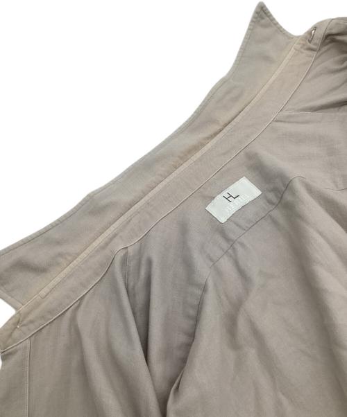 HERILL（ヘリル）HERILL (ヘリル) コットンカシミヤ レギュラーカラーシャツ グレー サイズ:2の古着・服飾アイテム
