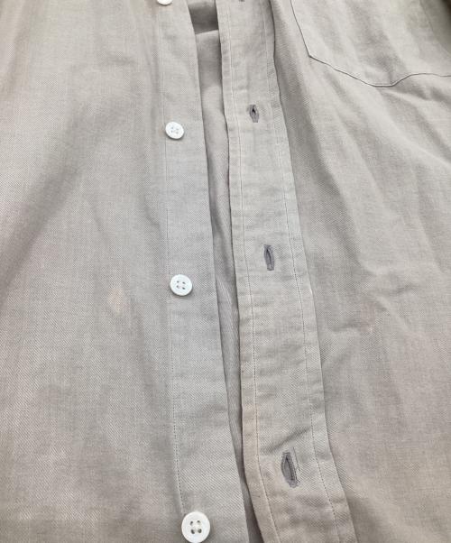 HERILL（ヘリル）HERILL (ヘリル) コットンカシミヤ レギュラーカラーシャツ グレー サイズ:2の古着・服飾アイテム