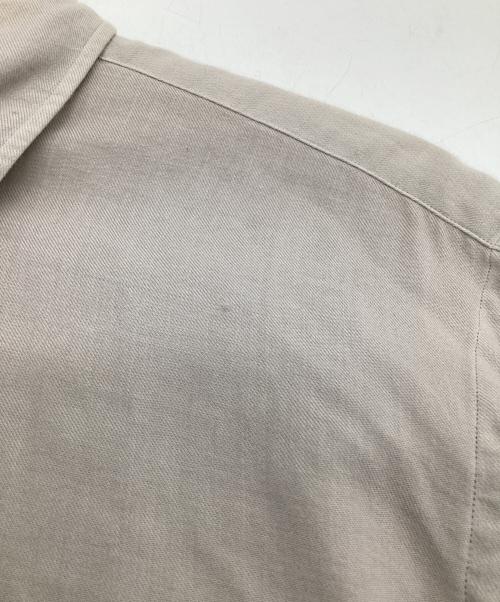 HERILL（ヘリル）HERILL (ヘリル) コットンカシミヤ レギュラーカラーシャツ グレー サイズ:2の古着・服飾アイテム