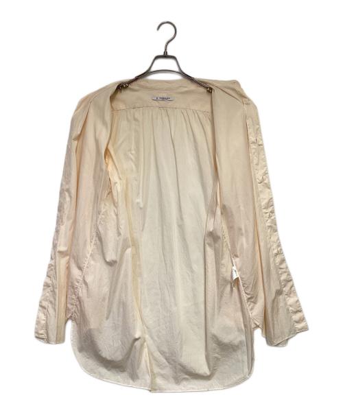 MAATEE&SONS（マーティーアンドサンズ）MAATEE&SONS (マーティーアンドサンズ) バンドカラーシャツ オレンジ サイズ:3の古着・服飾アイテム