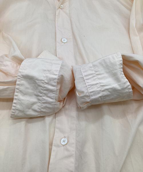 MAATEE&SONS（マーティーアンドサンズ）MAATEE&SONS (マーティーアンドサンズ) バンドカラーシャツ オレンジ サイズ:3の古着・服飾アイテム
