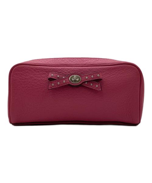COACH（コーチ）COACH (コーチ) ポーチ ピンクの古着・服飾アイテム