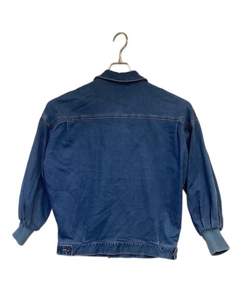 BEARDSLEY（ビアズリー）BEARDSLEY (ビアズリー) 袖パフ デニムジャケット ブルー サイズ:Fの古着・服飾アイテム