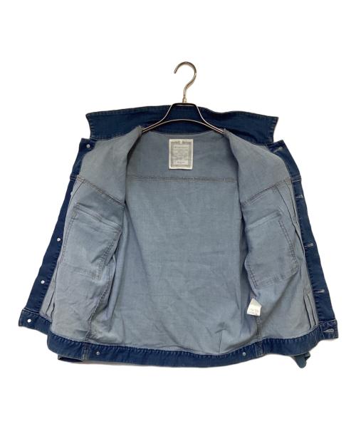 BEARDSLEY（ビアズリー）BEARDSLEY (ビアズリー) 袖パフ デニムジャケット ブルー サイズ:Fの古着・服飾アイテム
