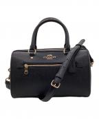 COACHコーチ）の古着「Rowan Satchel（ローアン サッチェル）2WAYバッグ」｜ブラック