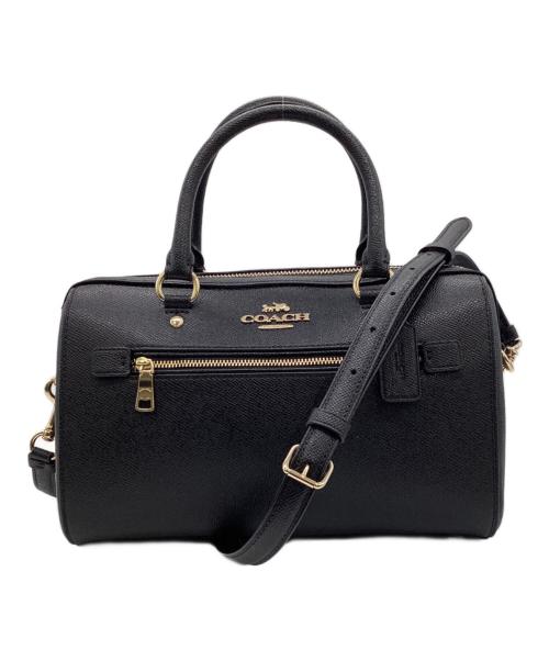 COACH（コーチ）COACH (コーチ) Rowan Satchel（ローアン サッチェル）2WAYバッグ ブラックの古着・服飾アイテム