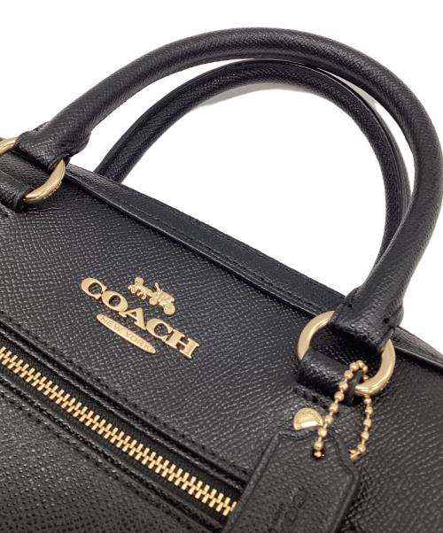 COACH（コーチ）COACH (コーチ) Rowan Satchel（ローアン サッチェル）2WAYバッグ ブラックの古着・服飾アイテム