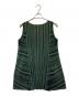 PLEATS PLEASE (プリーツプリーズ) プリーツ ノースリーブ チュニック グリーン サイズ:3：15000円