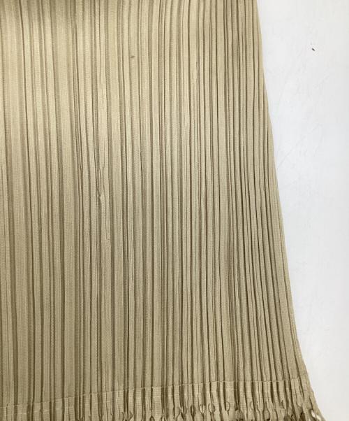 PLEATS PLEASE（プリーツプリーズ）PLEATS PLEASE (プリーツプリーズ) ノースリーブブラウス ベージュ サイズ:3の古着・服飾アイテム