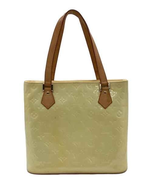 LOUIS VUITTON（ルイ ヴィトン）LOUIS VUITTON (ルイ ヴィトン) ヴェルニ ヒューストン トートバッグ ライムイエローの古着・服飾アイテム