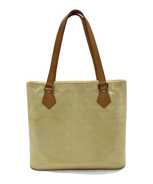 LOUIS VUITTON（ルイ ヴィトン）LOUIS VUITTON (ルイ ヴィトン) ヴェルニ ヒューストン トートバッグ ライムイエローの古着・服飾アイテム