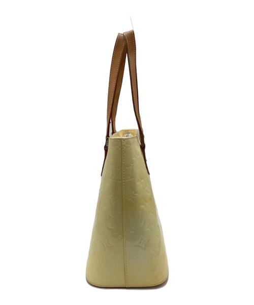 LOUIS VUITTON（ルイ ヴィトン）LOUIS VUITTON (ルイ ヴィトン) ヴェルニ ヒューストン トートバッグ ライムイエローの古着・服飾アイテム