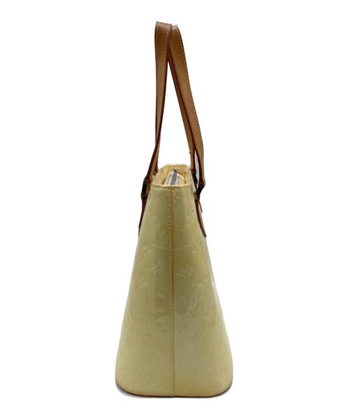 LOUIS VUITTON（ルイ ヴィトン）LOUIS VUITTON (ルイ ヴィトン) ヴェルニ ヒューストン トートバッグ ライムイエローの古着・服飾アイテム